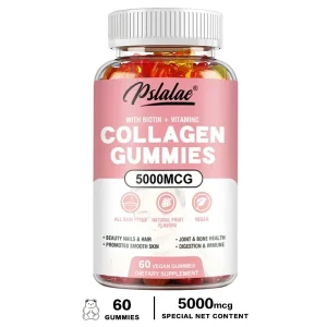 Collagen Gummies - Promote Hair Growth, Skin Care, Brighten Skin Tone, Hydrolyze Skin, Help Nail Bone Joints